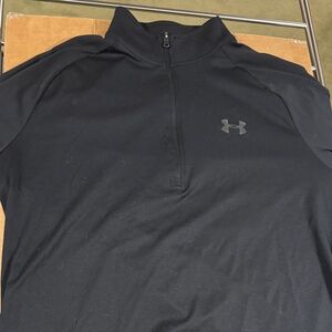 Under Armour Men's Black Half-Zip Pullover